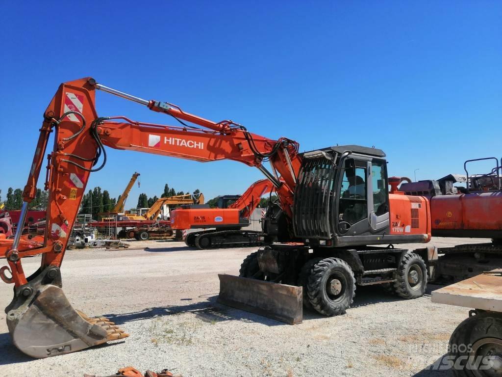 Hitachi ZX 170 W-3 Kolová rýpadla