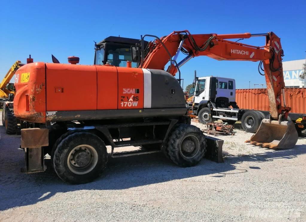 Hitachi ZX 170 W-3 Kolová rýpadla
