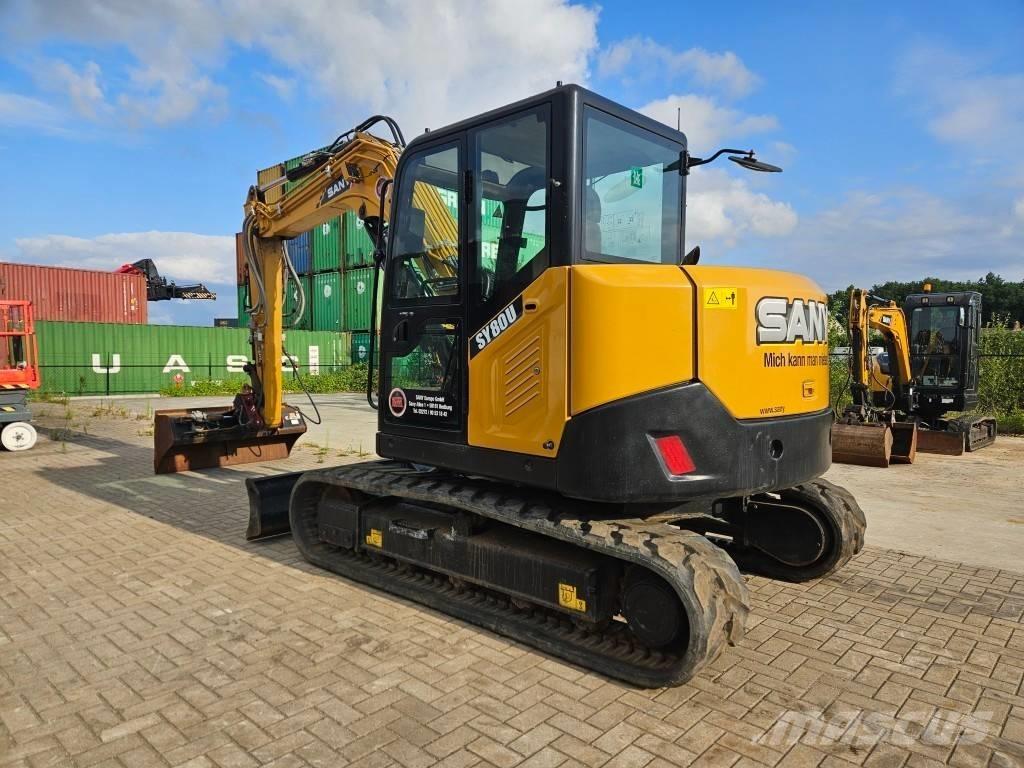 Sany SY 80 U Midi rýpadla 7t - 12t