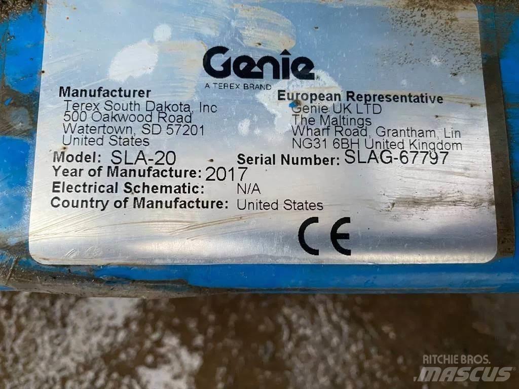Genie SLA 20 Ručně vedené vysokozdvižné vozíky