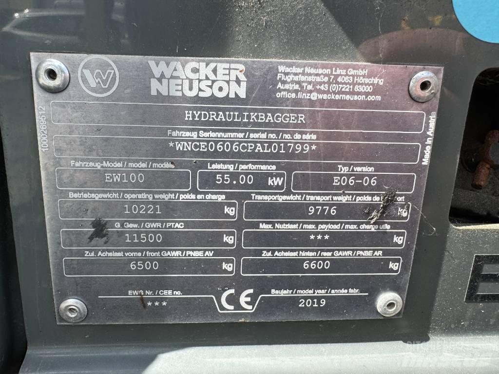 Wacker Neuson EW100 Kolová rýpadla