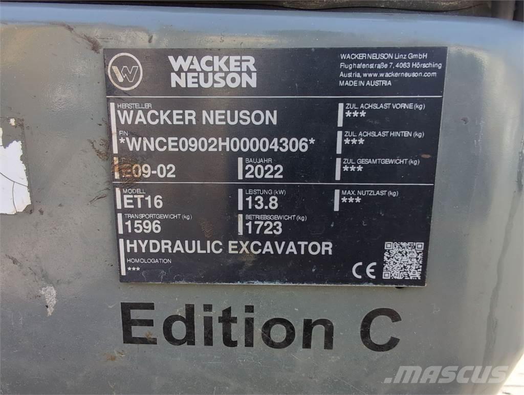 Wacker Neuson ET16 Pásová rýpadla