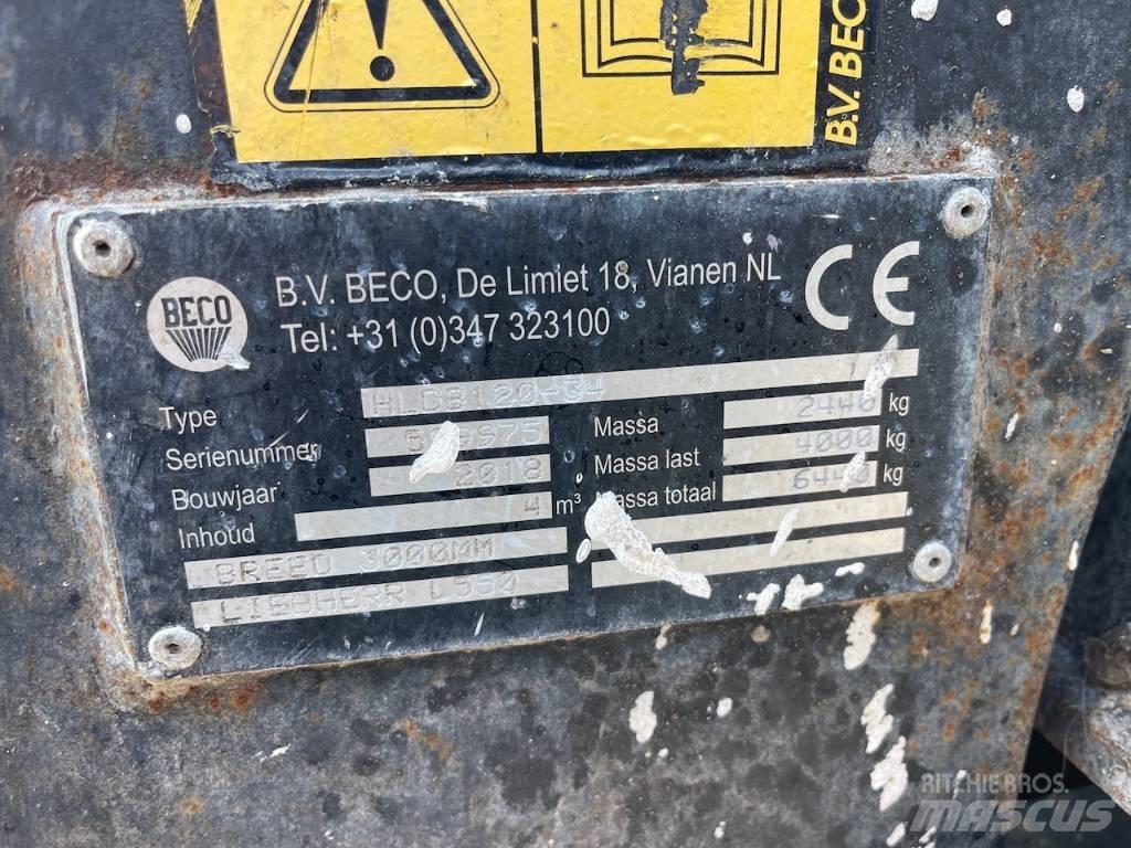 Liebherr 550 CDC + BSS Kolové nakladače