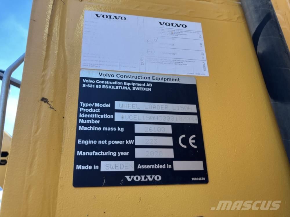 Volvo L150H Kolové nakladače