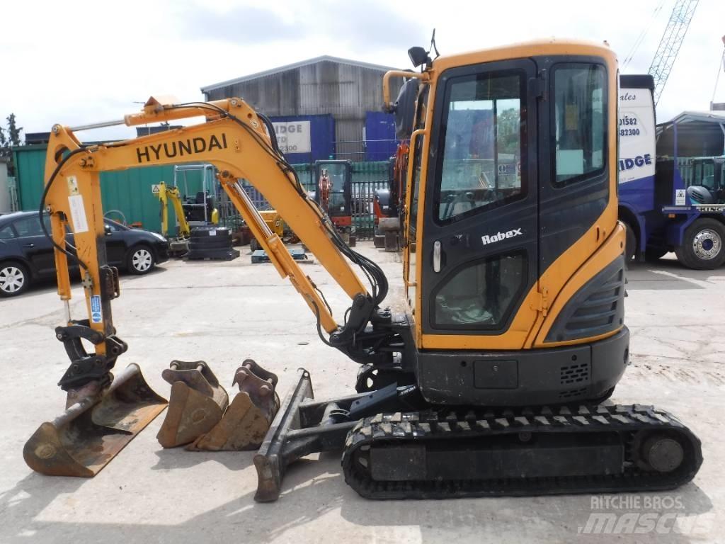 Hyundai Robex 27 Z-9 Mini rýpadla < 7t