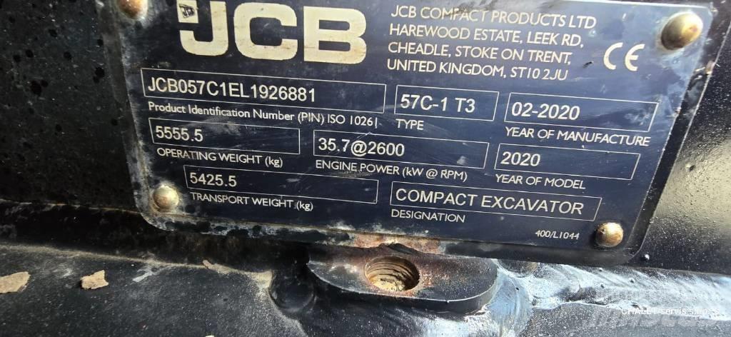 JCB 57 C-1 Mini rýpadla < 7t