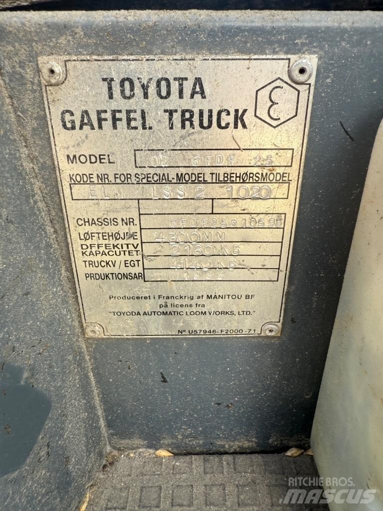 Toyota FD 25 Dieselové vozíky