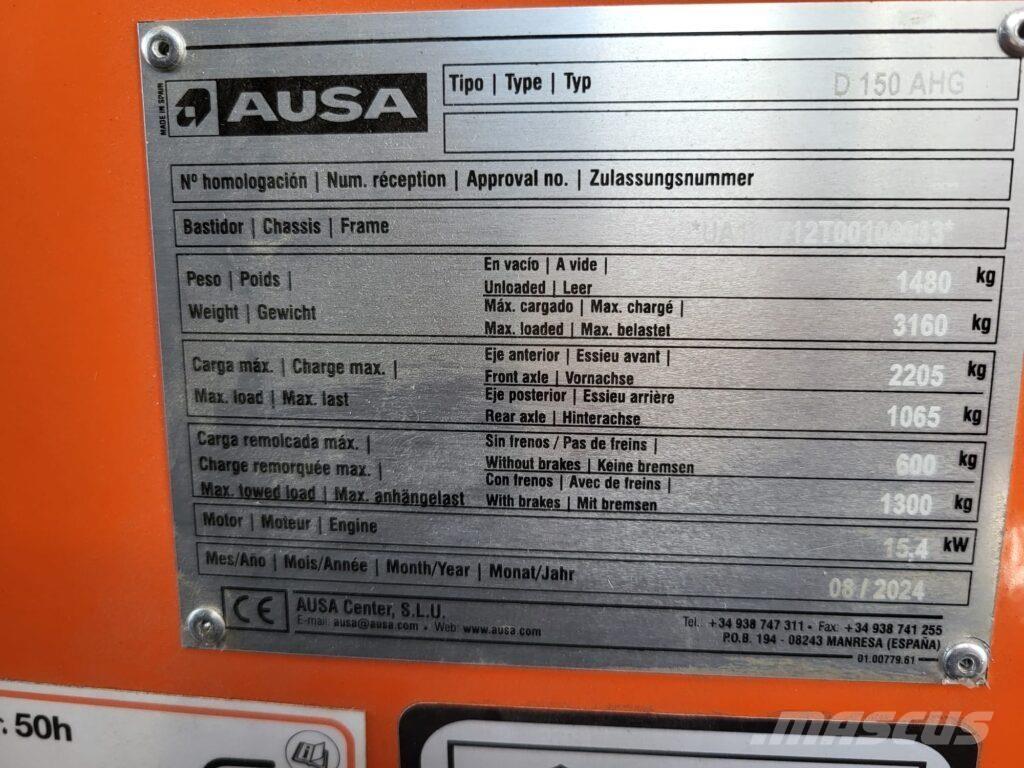 Ausa D150AHG Pevné dempry