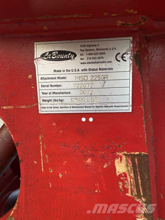 Labounty MSD2250R Frézy, nůžky