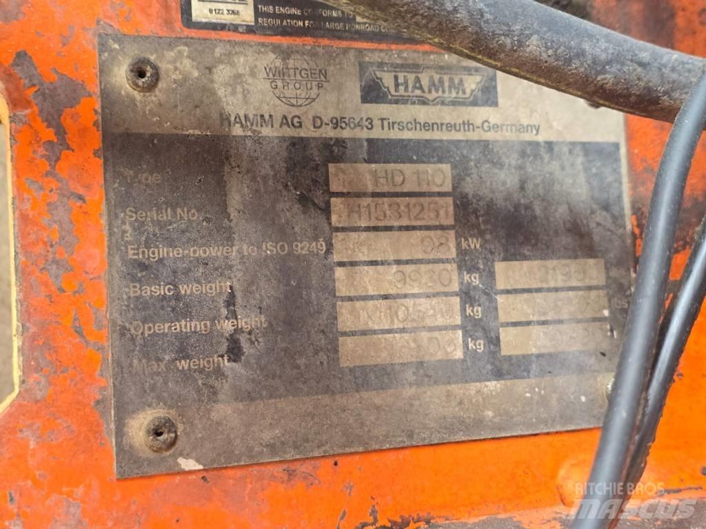 Hamm HD 110 Tandemové válce