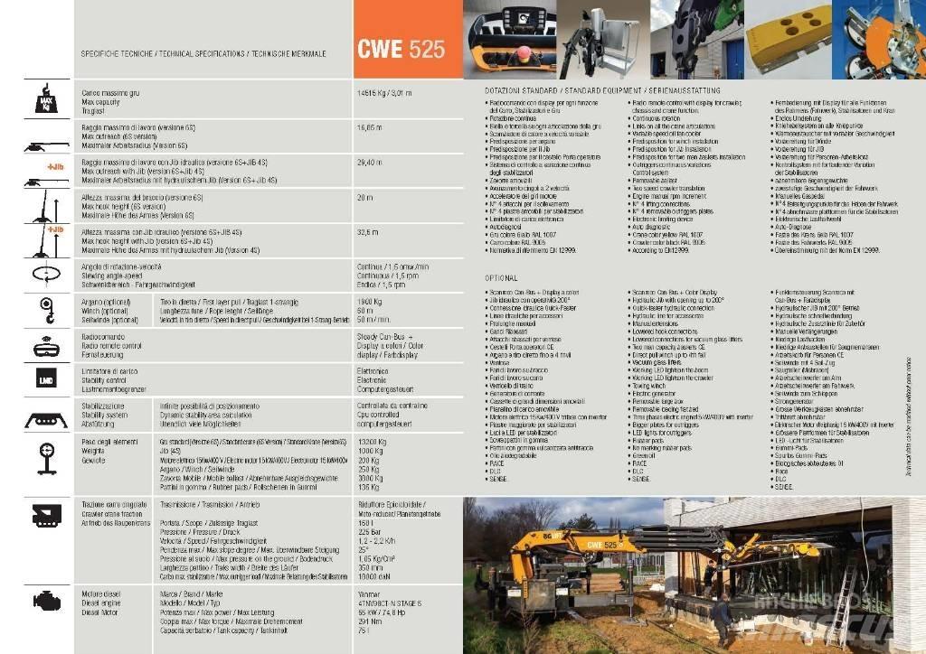 BG Lift CWE 525 Pásové jeřáby