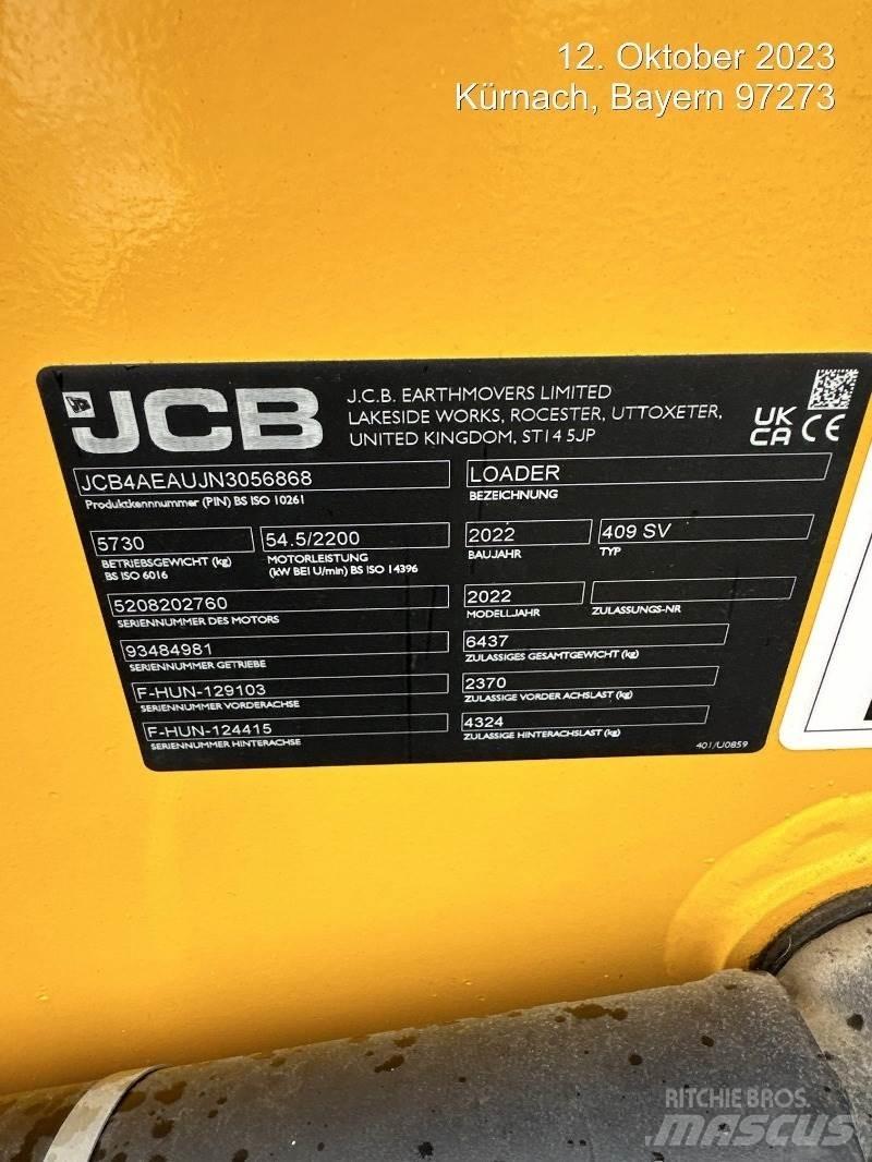 JCB 409 Kolové nakladače