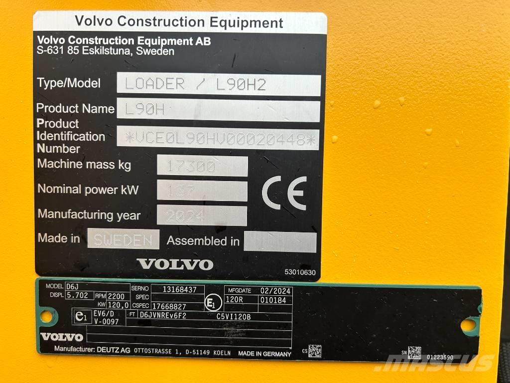 Volvo L 90 H 2 Kolové nakladače
