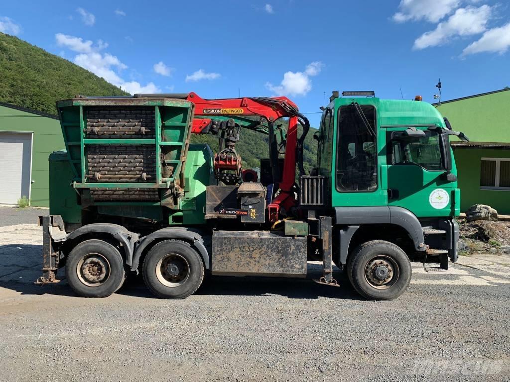 MAN - JENZ TGS 6x4 Štěpkovače