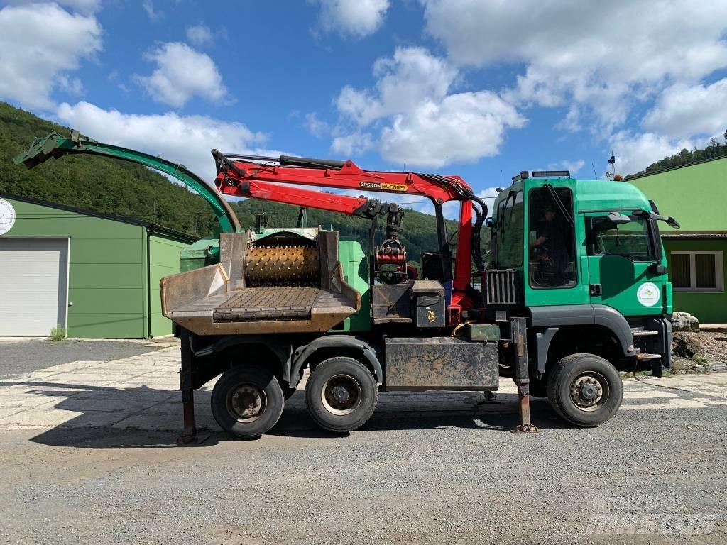 MAN - JENZ TGS 6x4 Štěpkovače