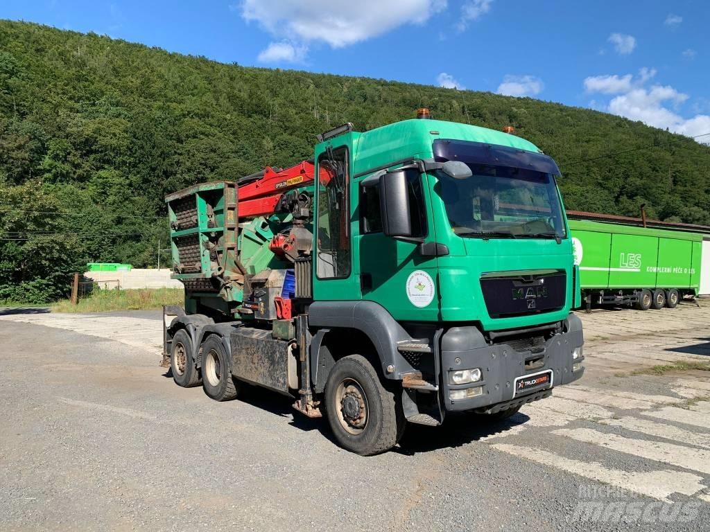 MAN - JENZ TGS 6x4 Štěpkovače