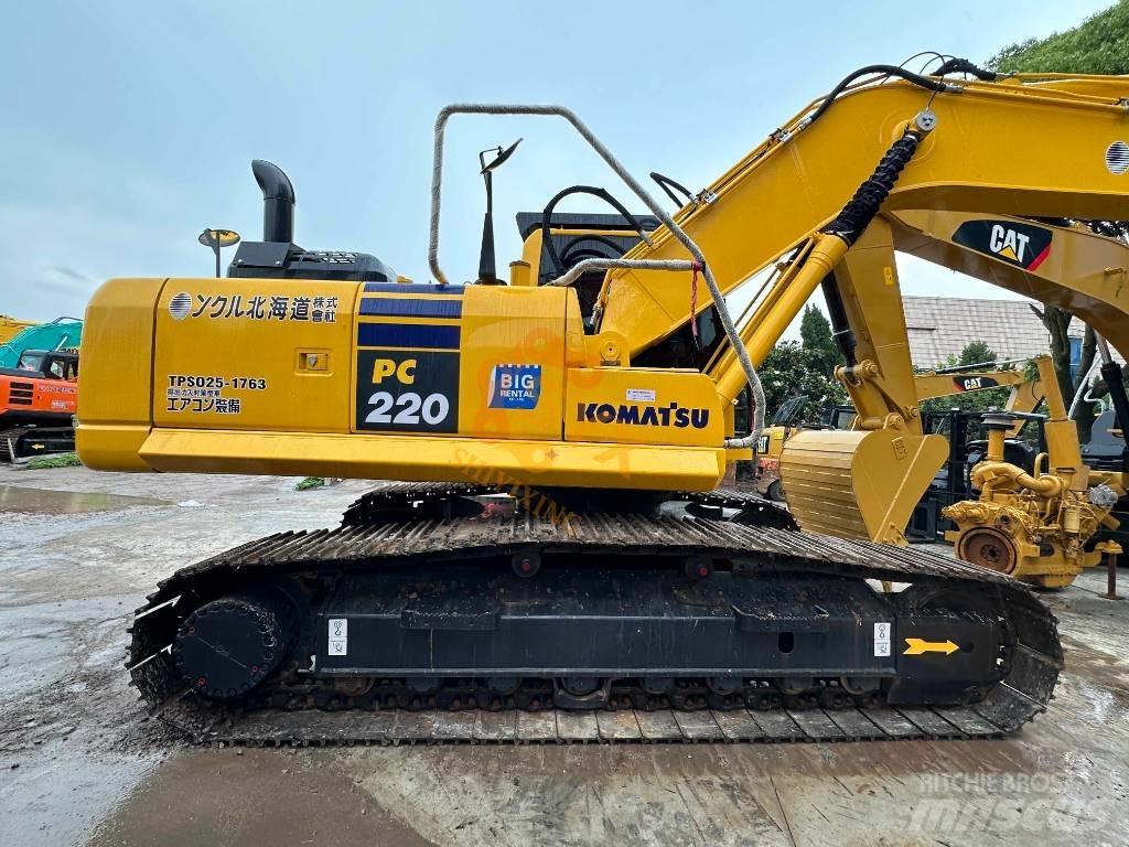 Komatsu PC 220 Pásová rýpadla