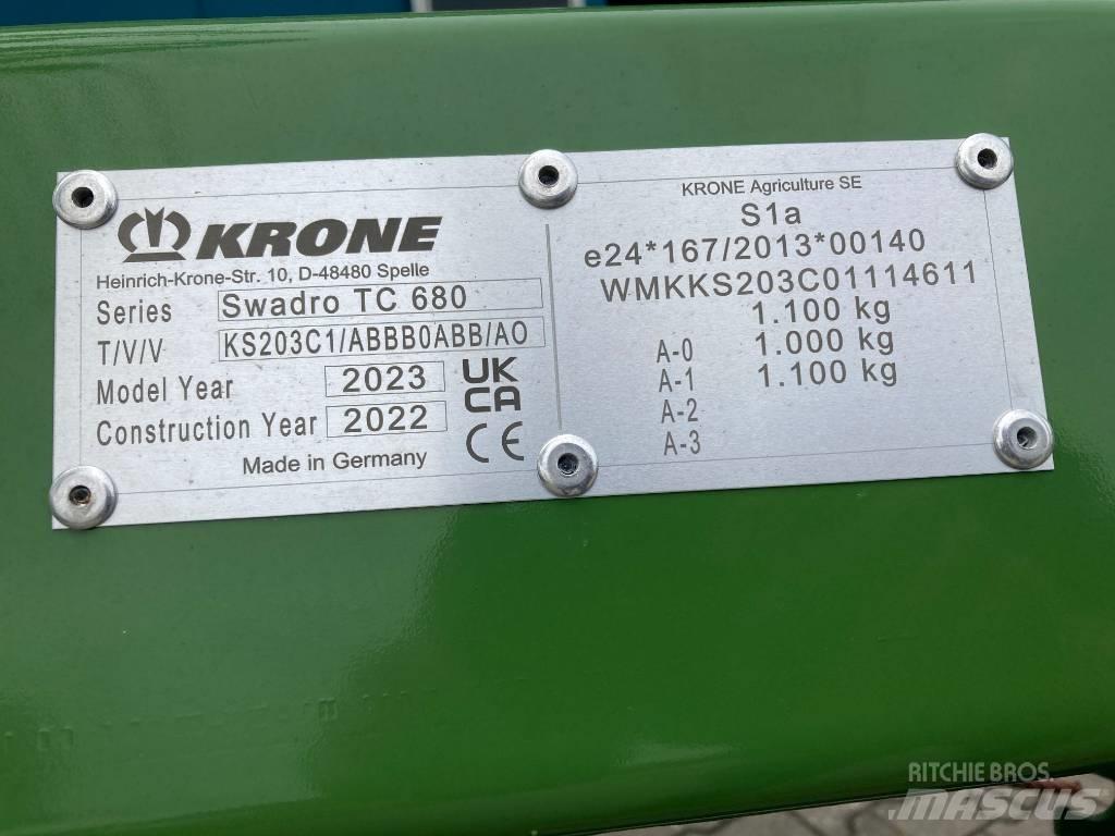 Krone Swadro TC 680 Řádkovače