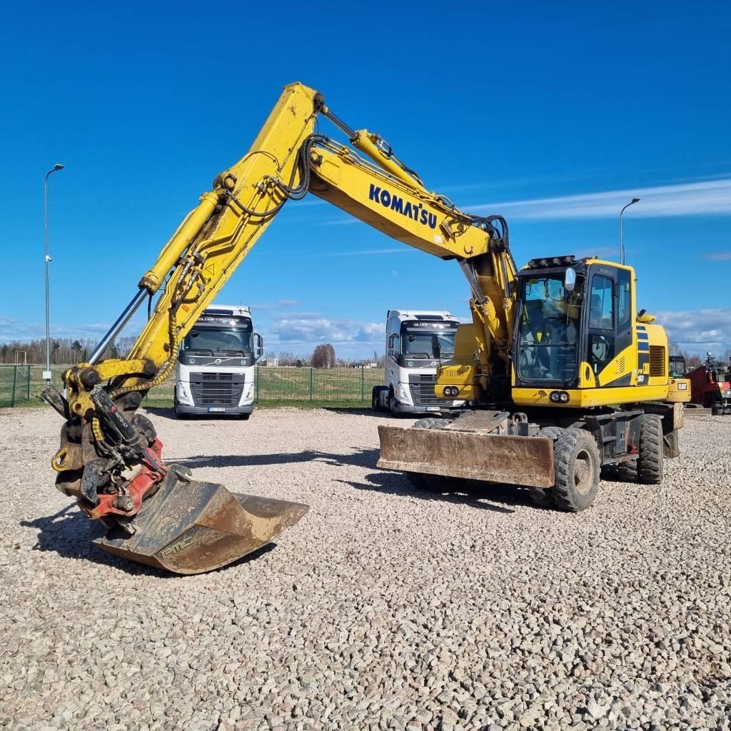 Komatsu PW160 - 11 Kolová rýpadla