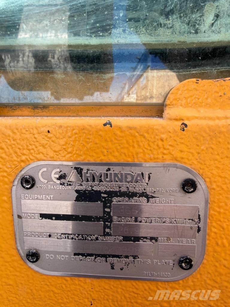 Hyundai Robex 35 Z-9 Mini rýpadla < 7t