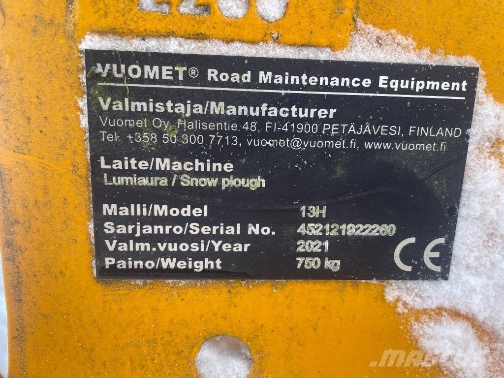  Vuomet 13 H Lumiaura Sněžné pluhy, přední sněhové radlice