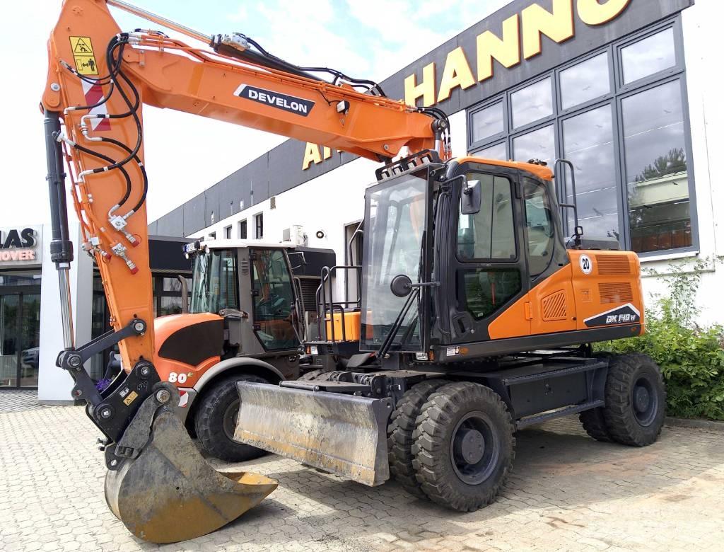 Doosan DX140W-7 Kolová rýpadla
