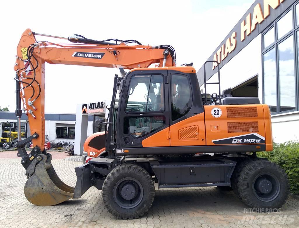 Doosan DX140W-7 Kolová rýpadla