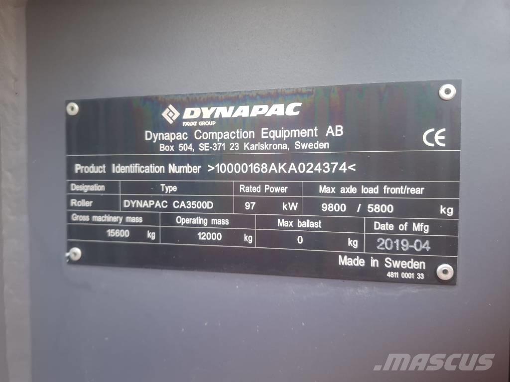 Dynapac CA 3500 D Tahačové válce