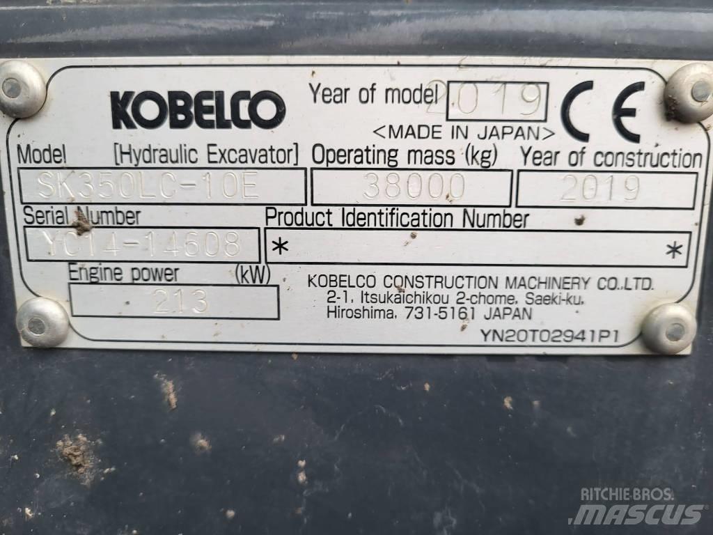 Kobelco SK350LC-10E Pásová rýpadla