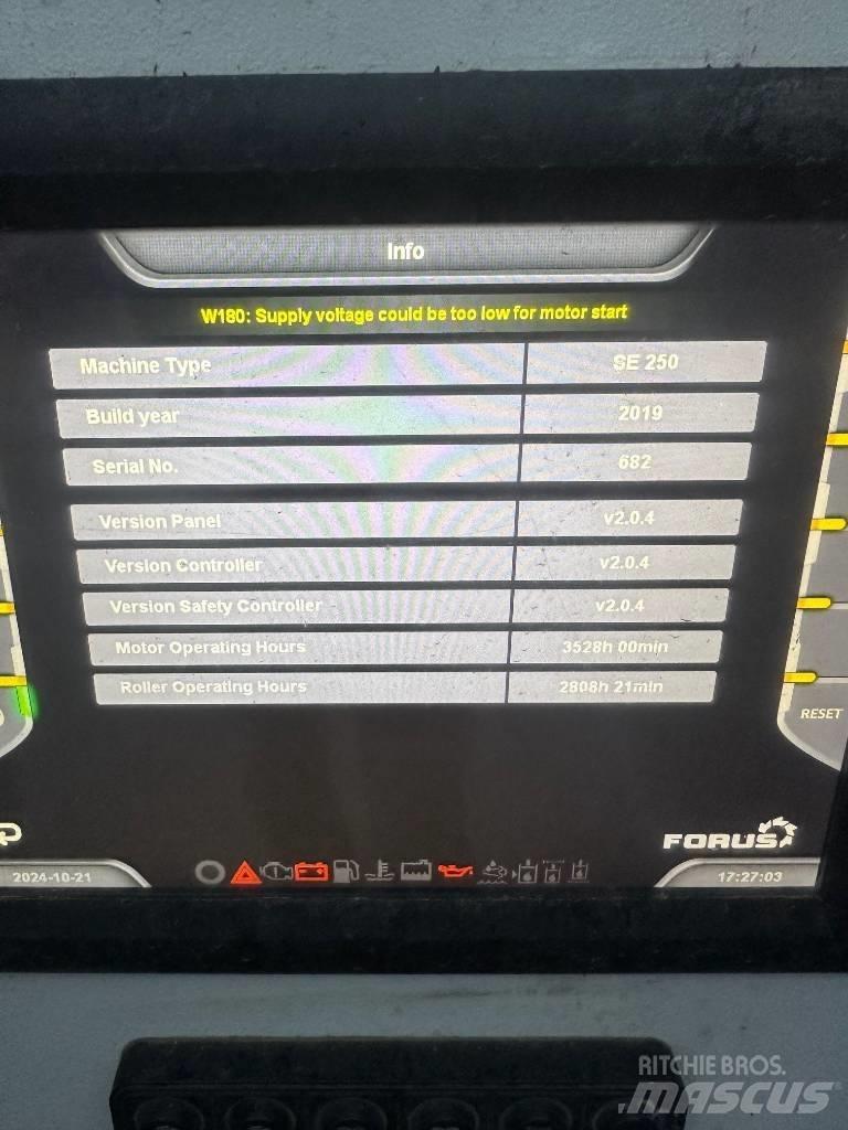 Forus SE250 Drtiče odpadu