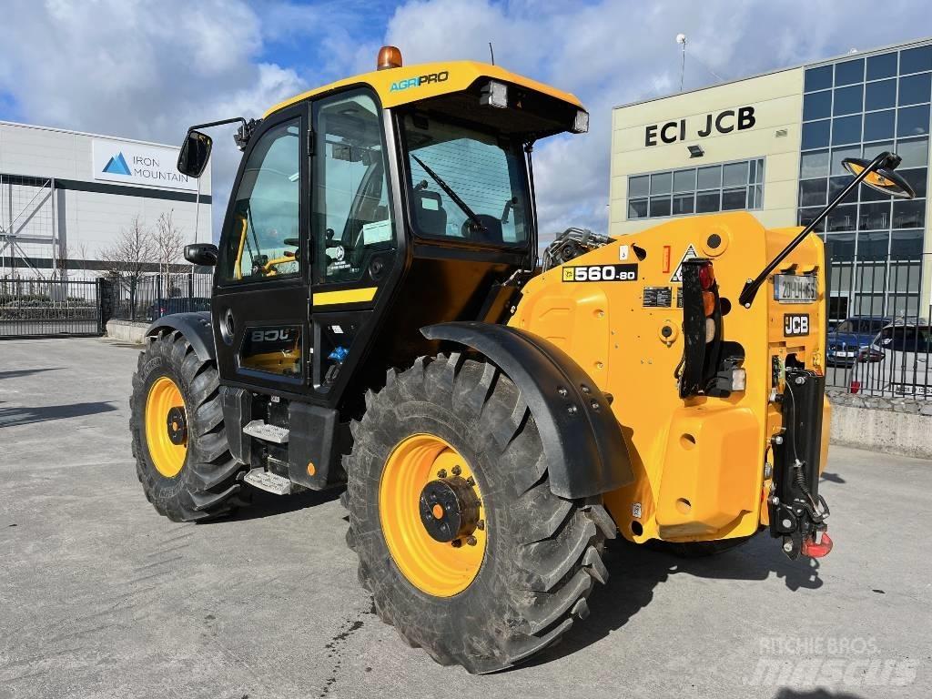 JCB 560-80 AGRI PRO Teleskopické manipulátory