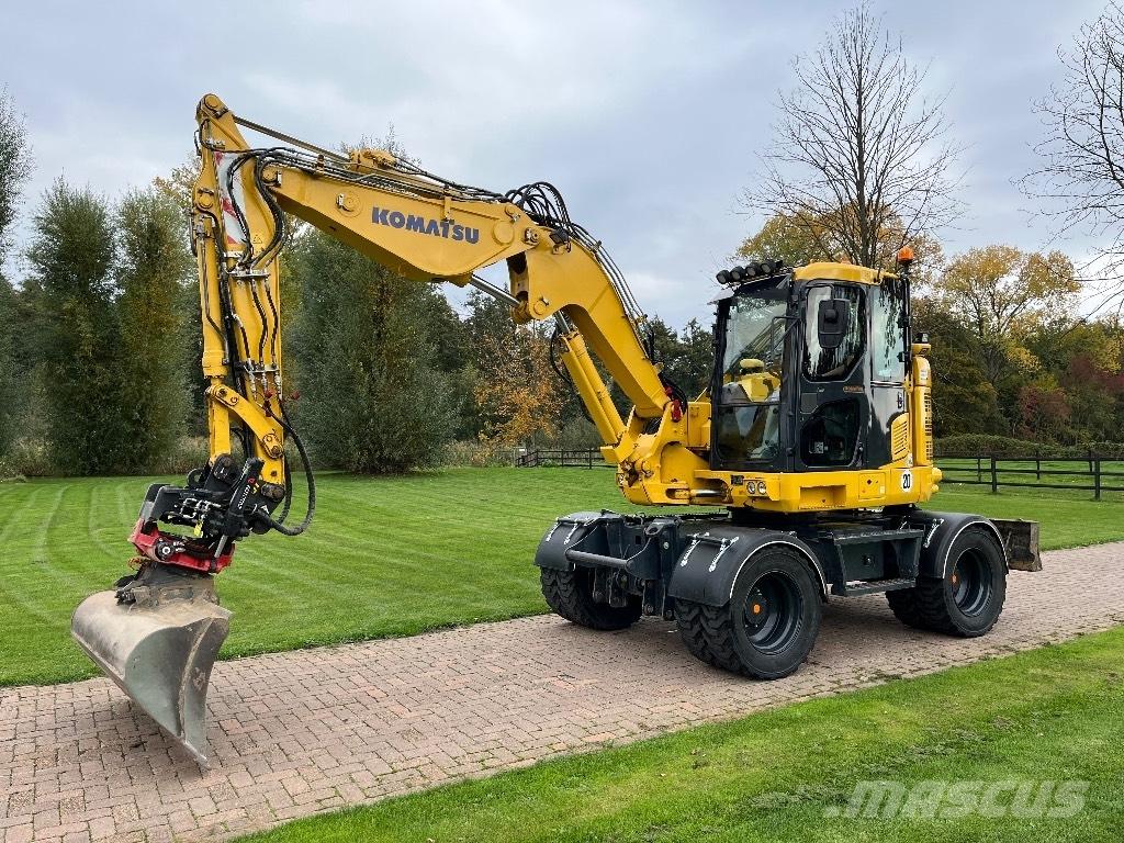 Komatsu PW 118 Kolová rýpadla