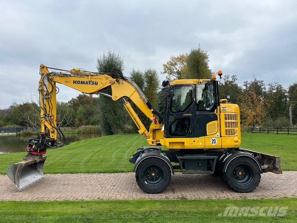 Komatsu PW 118 Kolová rýpadla