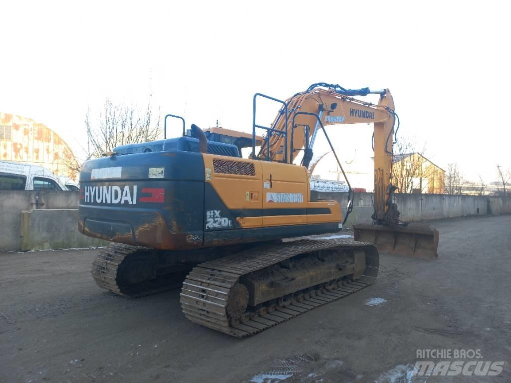 Hyundai HX 220 L Pásová rýpadla