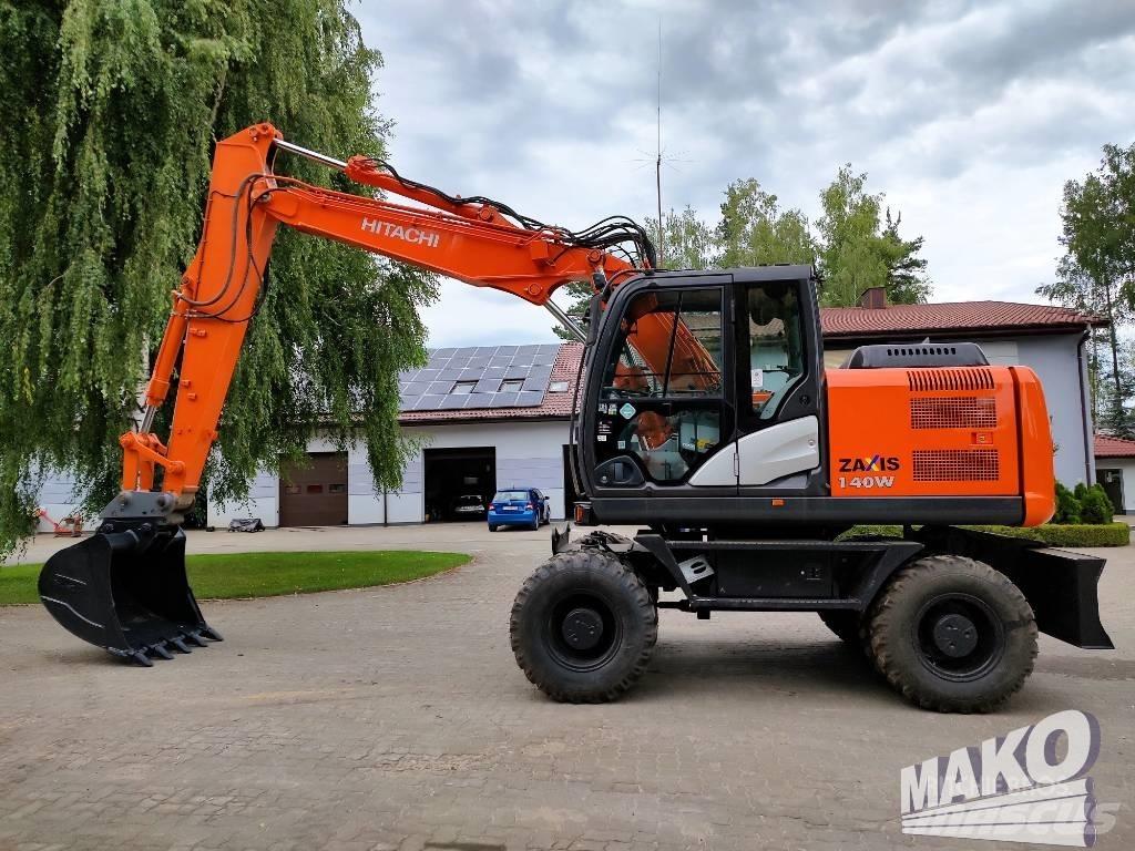 Hitachi ZX 140 W-5 Kolová rýpadla