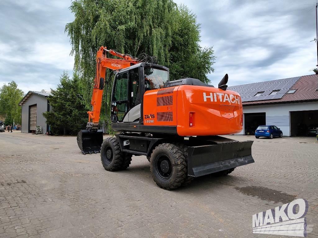 Hitachi ZX 140 W-5 Kolová rýpadla