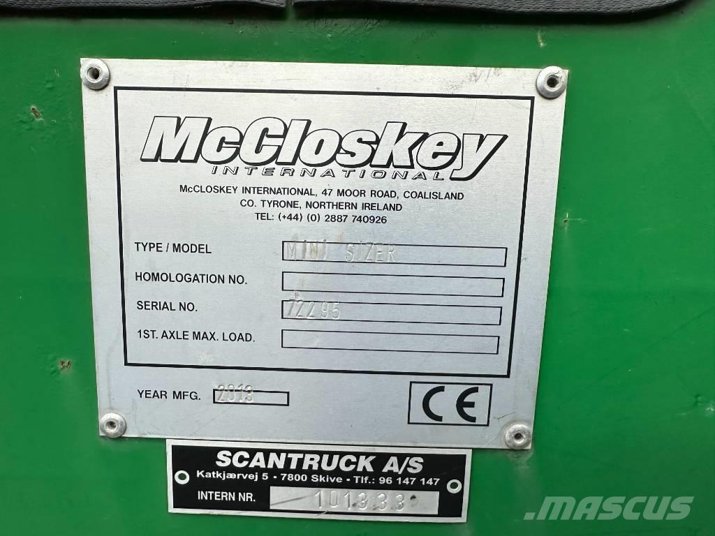 McCloskey MINI SIZER Mobilní drtiče