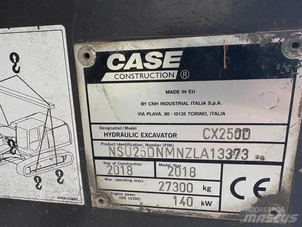 CASE CX250D Pásová rýpadla