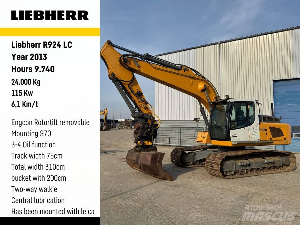 Liebherr R 924 Pásová rýpadla