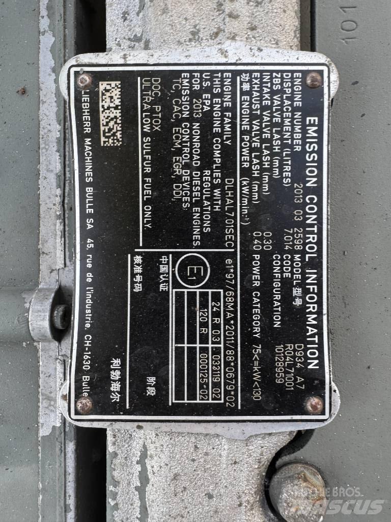 Liebherr R 924 Pásová rýpadla