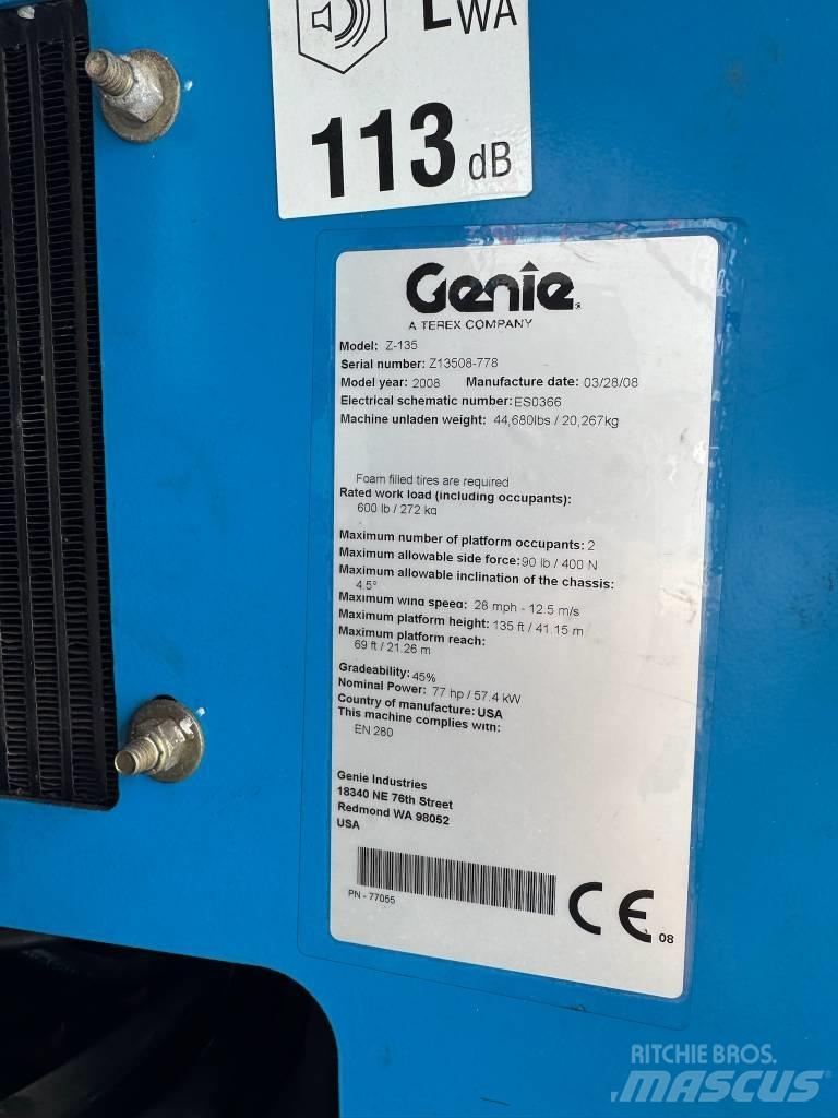 Genie Z 135/70 Kloubové plošiny
