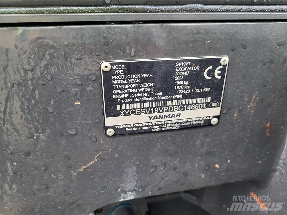 Yanmar SV 19 VT Mini rýpadla < 7t