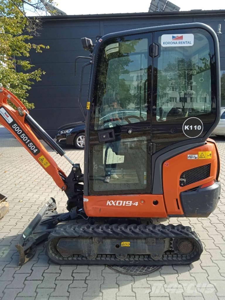Kubota KX 019-4 Mini rýpadla < 7t