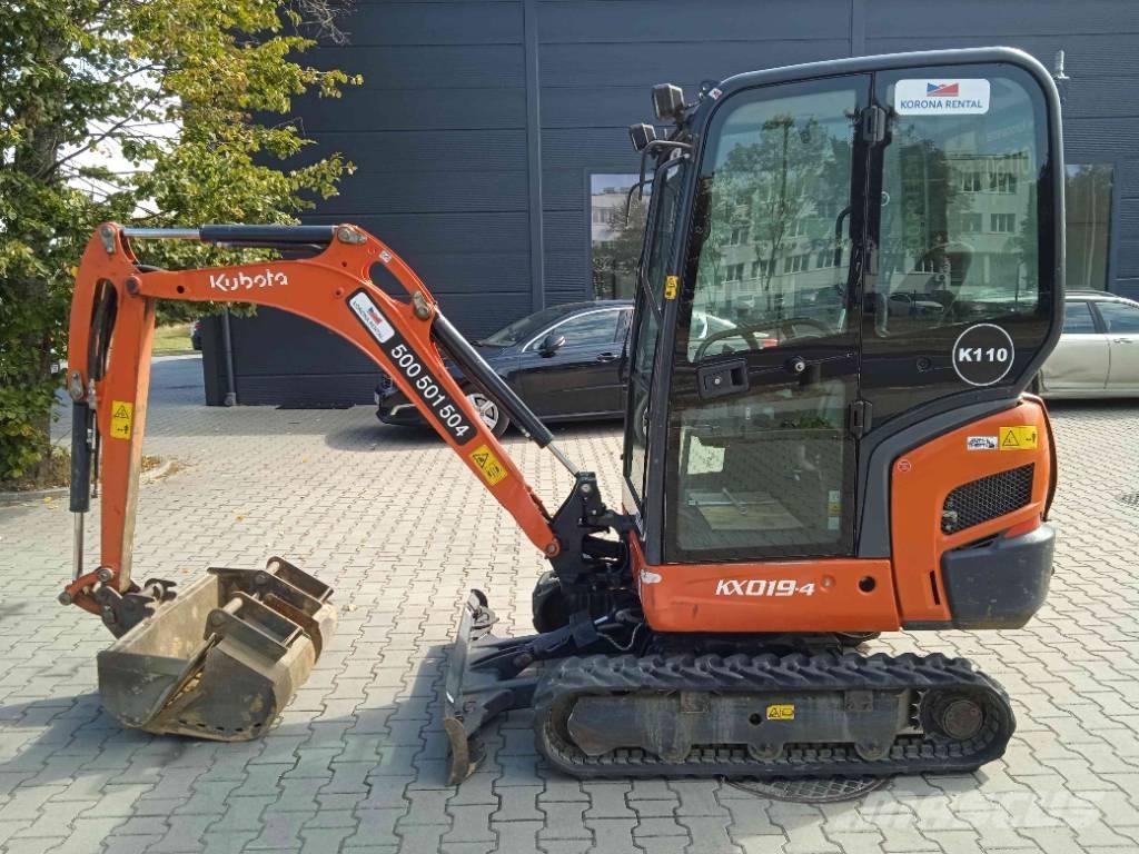 Kubota KX 019-4 Mini rýpadla < 7t