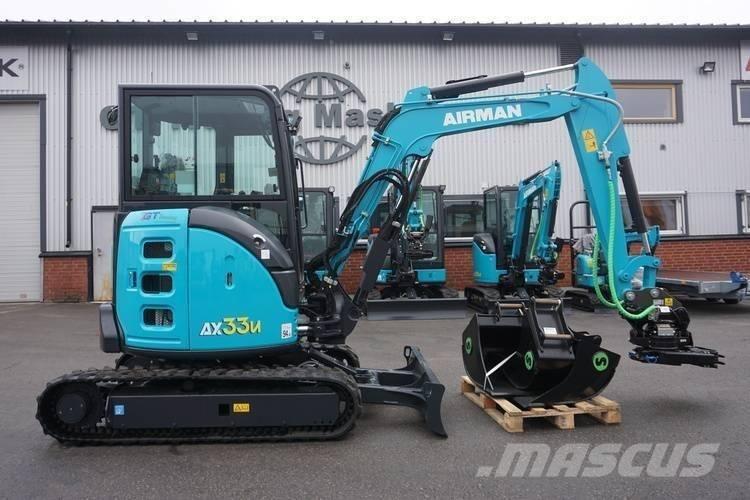Airman AX 33 U Mini rýpadla < 7t