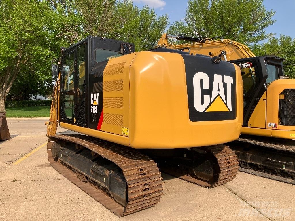 CAT 318 FL Pásová rýpadla