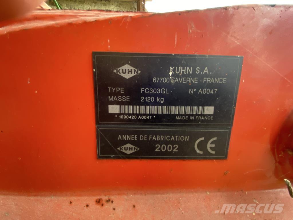 Kuhn FC303GL Sekačky namontované a tažené