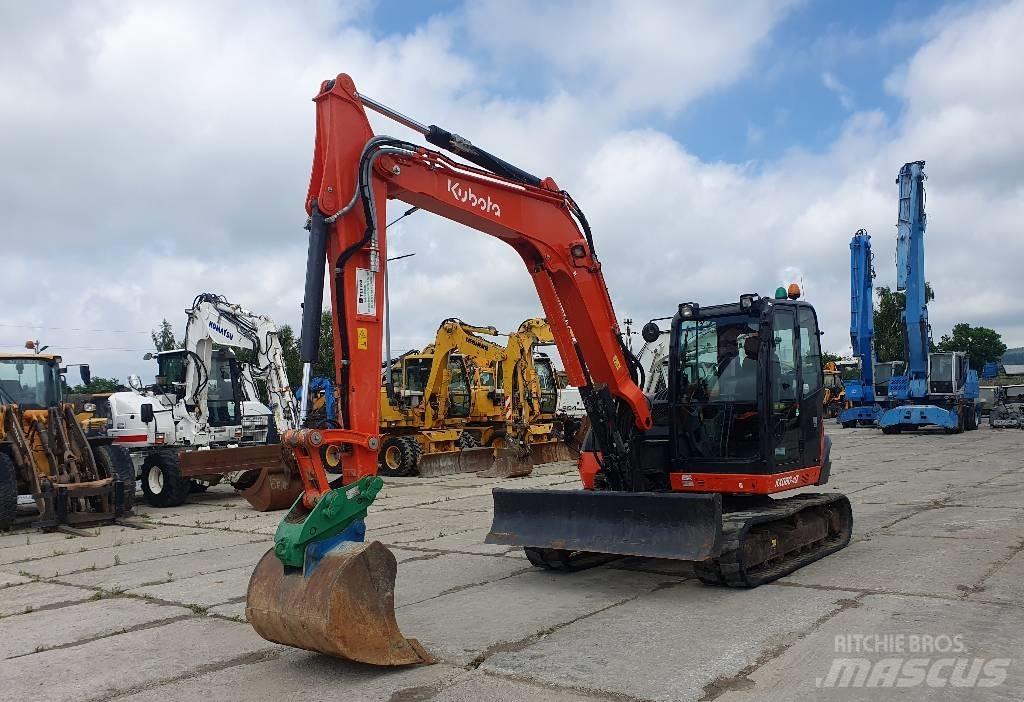 Kubota KX 080-4a Midi rýpadla 7t - 12t