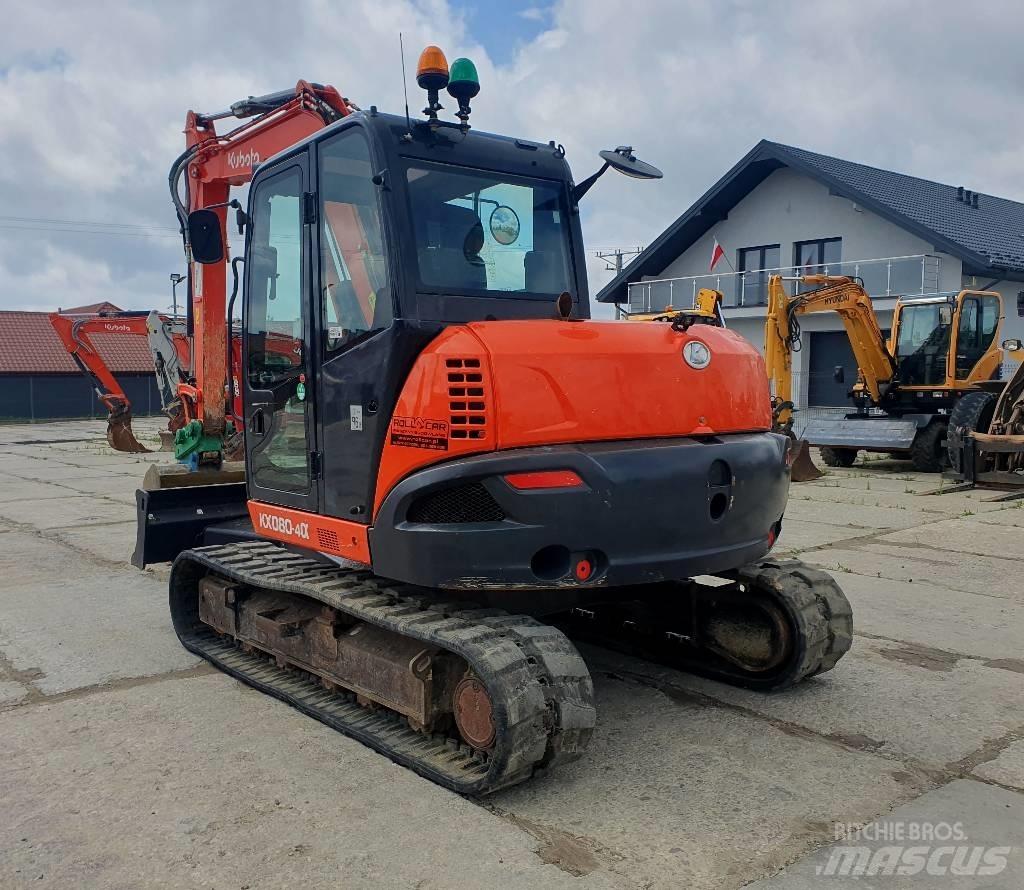 Kubota KX 080-4a Midi rýpadla 7t - 12t