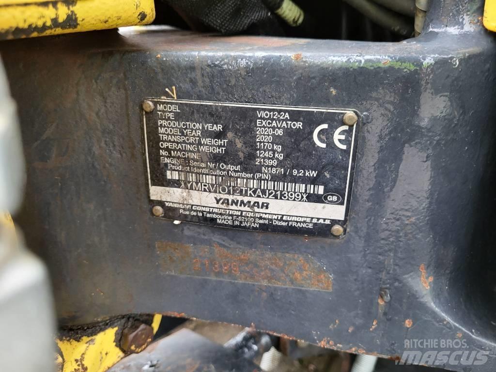 Yanmar VIO12 Mini rýpadla < 7t